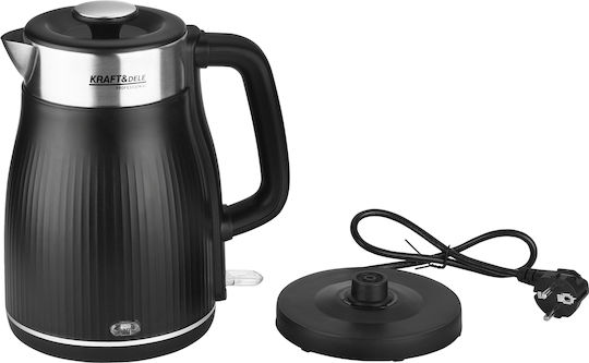 Kraft & Dele Fierbător 1.8lt 2400W Negru