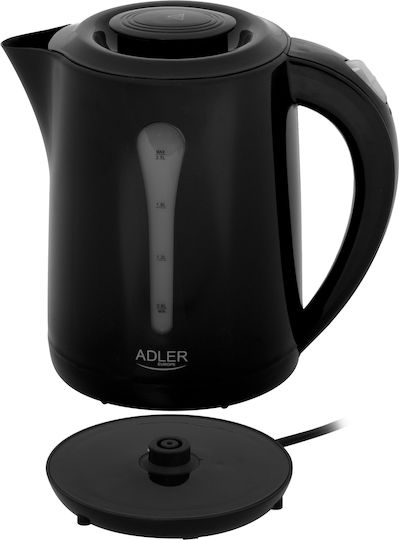 Adler Βραστήρας 2.5lt 2200W Μαύρος