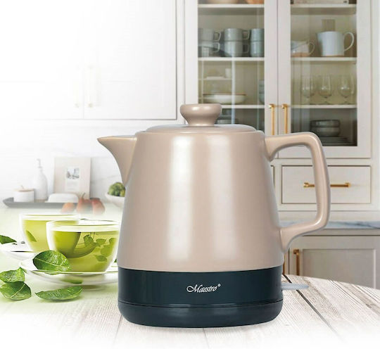 Maestro MR071 Fierbător de Apă 1l 1200W Bej