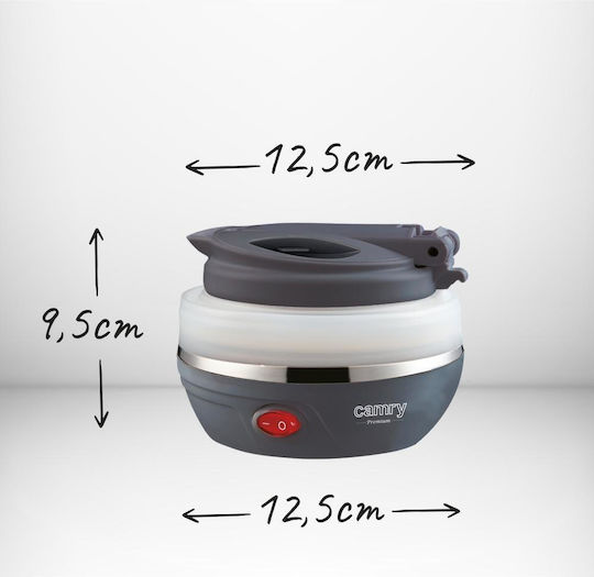 Camry Електрическа Кана За Пътуване 600ml 750W Сива