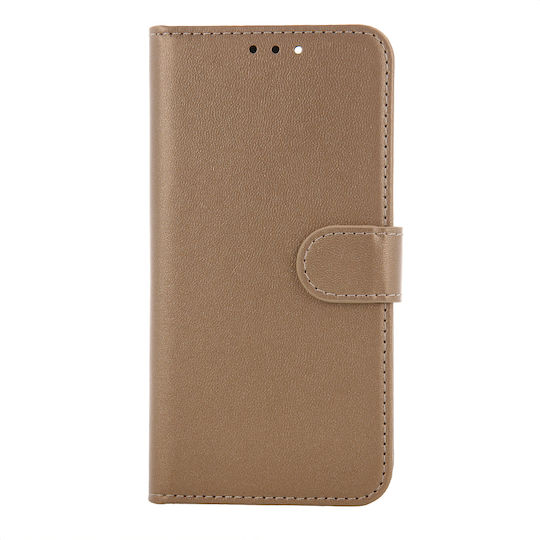 TelForceOne Leather Wallet Gold (Redmi A7 Pro)
