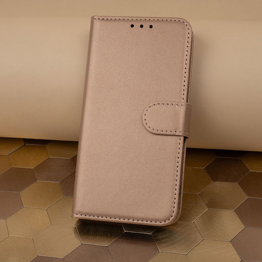 TelForceOne Leather Wallet Gold (Redmi A7 Pro)