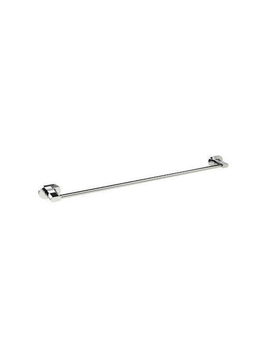 Bisk Schiene Badezimmer Einzel Wandmontage Schrauben ​62x5.5cm Silber