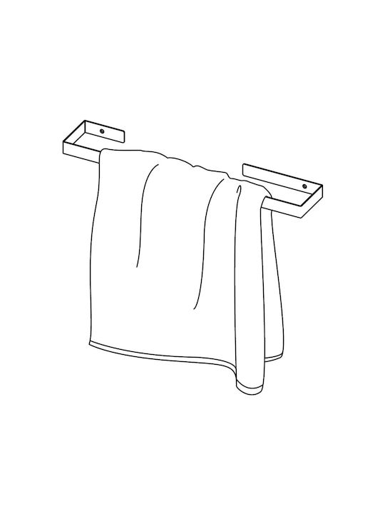 Deante Single Wall-Mounted Bathroom Hook ​60x60cm Black