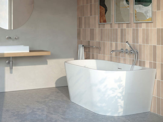 Deante Single Wall-Mounted Bathroom Rail Silver
