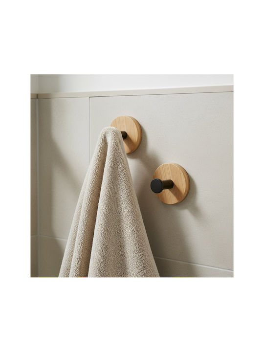 Orion Haken Badezimmer Doppelt Aufkleber ​5x3.8cm Schwarz