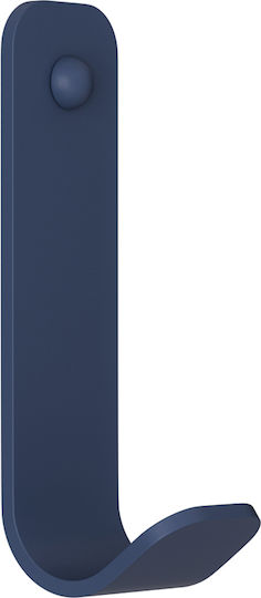 Pam & Co Кука Баня Единично с винтове ​5x13см Matt Navy Blue
