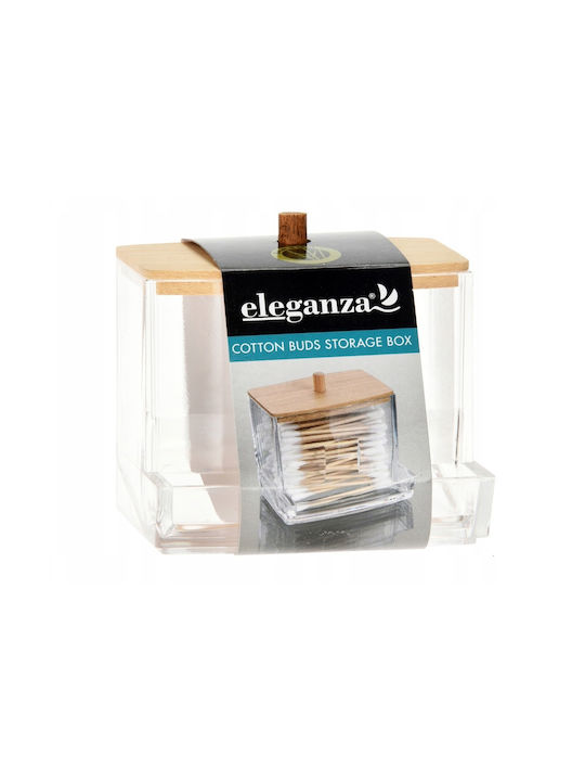Eleganza Cotton Holder Bamboo Transparent