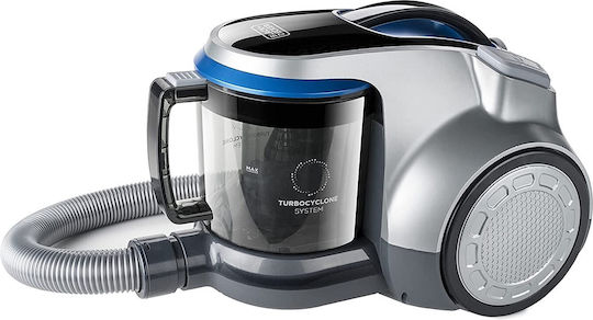 Black & Decker BXVML700E Staubsauger 700W Beutellos 2Es Gray