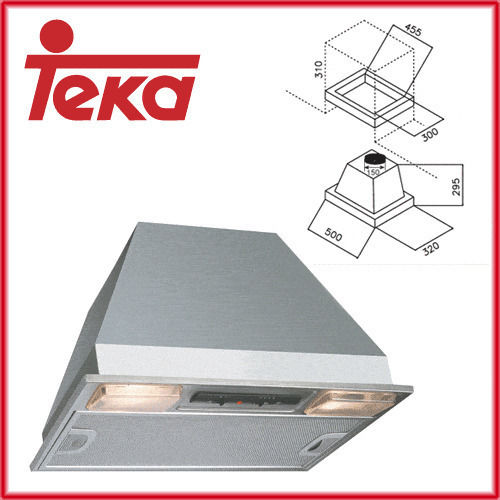 Teka GFT 800 Ventilation Mechanism 50cm Inox