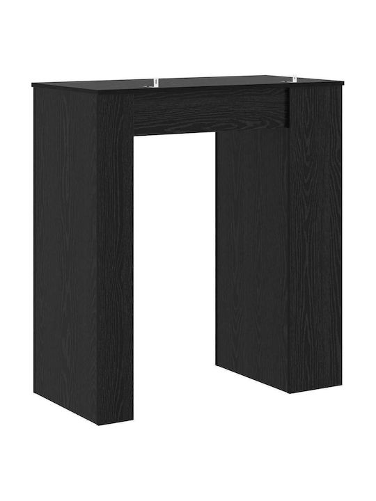 Bar Table Wooden Black Oak 95x47x103.5 cm