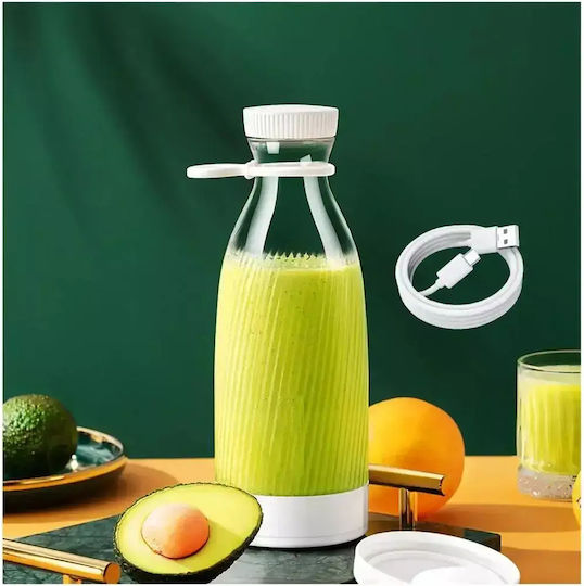 Μπλέντερ με Πλαστική Κανάτα 500 ml Λευκό Q-L012