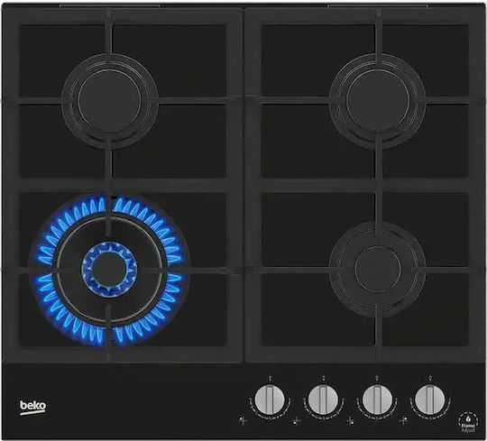 Beko Gas Cooktop Autonomous Inox 60x52.4εκ.