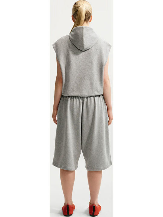 Damen-Shorts - Bermudas Terry Grau