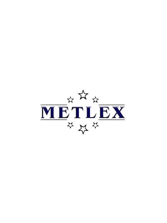 Metlex Θήκη για σφουγγάρι από Πλαστικό σε Λευκό Χρώμα