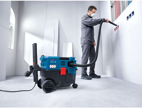Bosch GAS12-25LS Σκούπα Υγρών / Στερεών 1200W με Πλαστικό Κάδο 20lt Μπλε