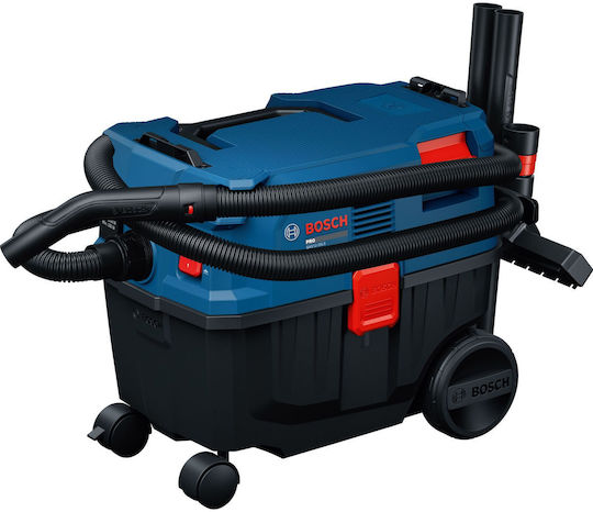 Bosch GAS12-25LS Σκούπα Υγρών / Στερεών 1200W με Πλαστικό Κάδο 20lt Μπλε