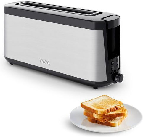 Tefal Φρυγανιέρα 2 Θέσεων 1000W Inox