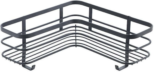 Metaltex Γωνιακή Επιτοίχια Ραφιέρα Μπάνιου Μεταλλική Μαύρη Metaltex Γωνιακή Επιτοίχια Ραφιέρα Μπάνιου Μεταλλική Μαύρη
