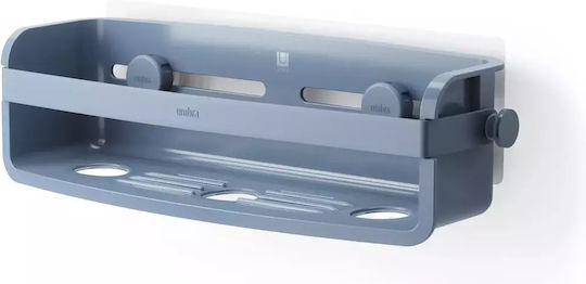 Umbra Wall Mounted Bathroom Shelf Plastic 9x33x8.6cm Blue