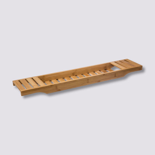 Atmosphera Ραφιέρα Μπανιέρας Bamboo 70x15x4.5cm Καφέ