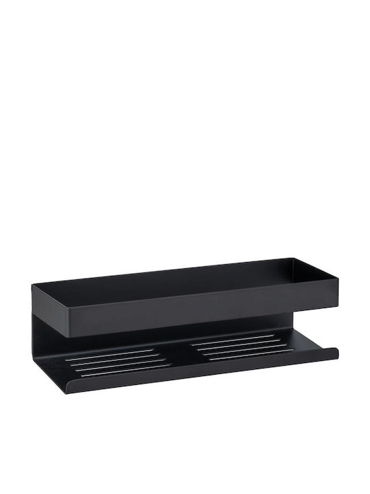 Wenko Turbo-Loc Стенен Рафт за баня Метален 30x4.5x8см Сребриста