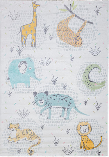 Klonaras Kids Synthetic Rug 257 160x230cm 10mm Multicolor