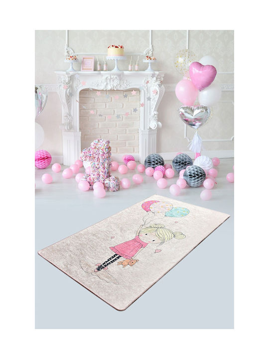 Chilai Home Kinder Teppich Rosa 140x190cm