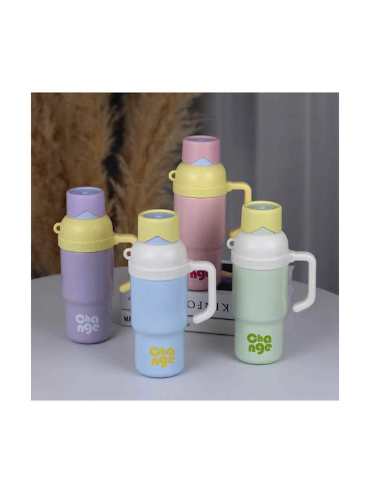 Stainless Steel Water Bottle 750ml Purple