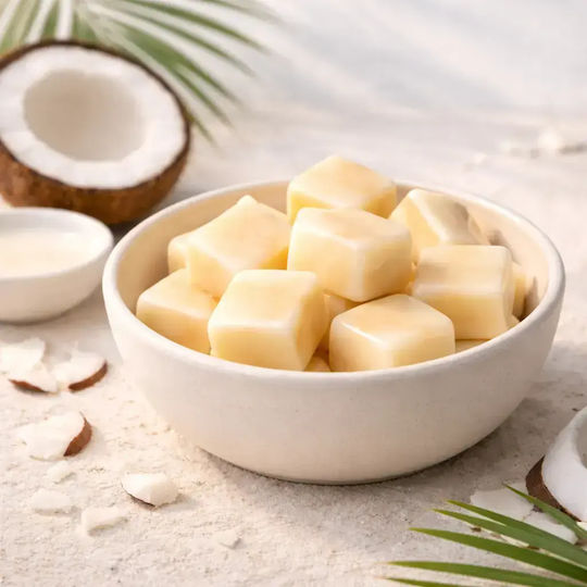 Wax Melts Cubes Wild Coconut Χειροποίητα Αρωματικά Κυβάκια Σόγιας