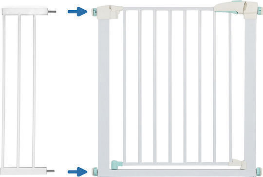C-TECH Safety Gate Extensions made of Metal in White Color 21x21x21εκ. 1pcs