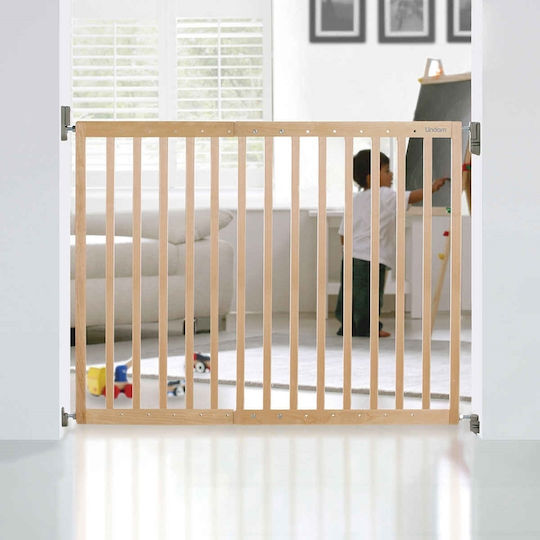 Munchkin Foldable Security Door with Screws, βιδωτό, βιδωτο made of Wood in Beige Color 106εκ. 1pcs
