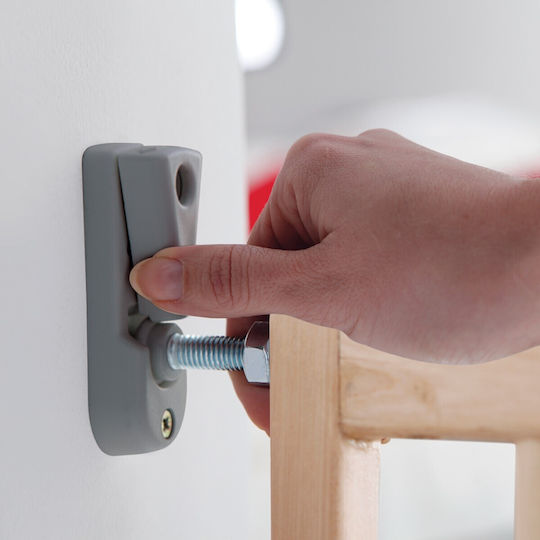 Munchkin Foldable Security Door with Screws, βιδωτό, βιδωτο made of Wood in Beige Color 106εκ. 1pcs