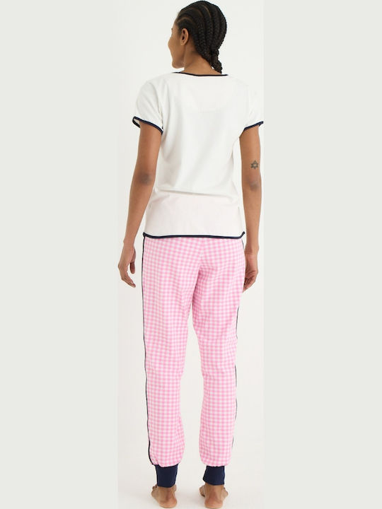 Set Pijamale Dama De Vară Roz