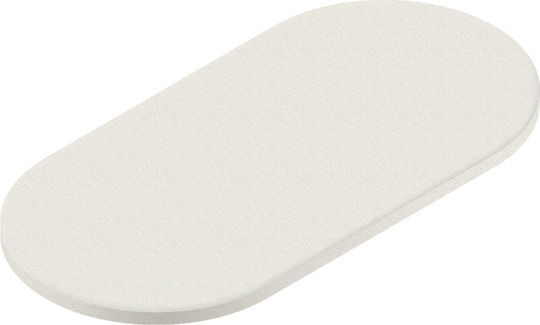 Greco Strom Mattress Moses Basket / Carry Cot Lydia with Memory Foam 40cmx80cmx2cm