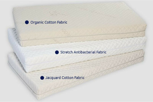 Greco Strom Ανατομικό Στρώμα Κούνιας Μίνωας με Latex 75cmx140cmx12cm