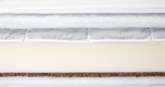 Sensillo Kinderbettmatratze mit Kokosfaser 70x140+11cm