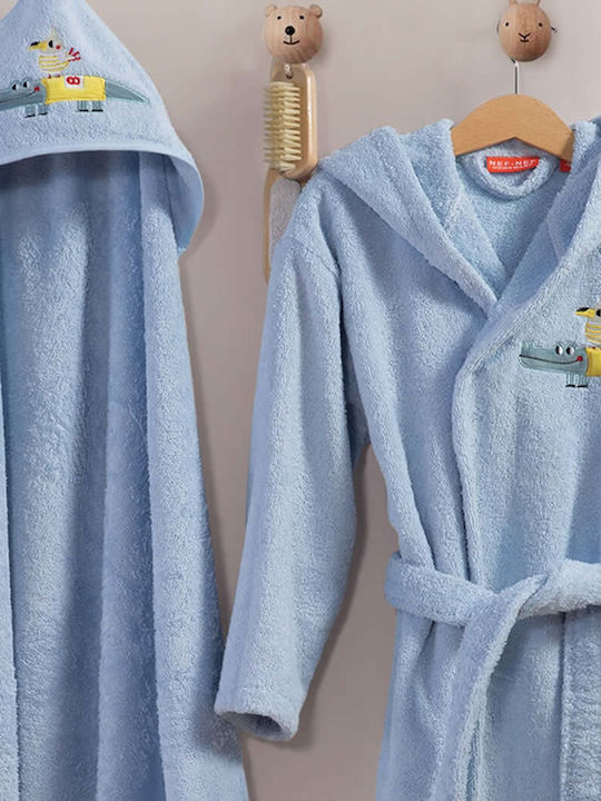 Nef-Nef Homeware Baby Bathrobe Hooded 75x75cm Nef-Nef Homeware Baby Bathrobe Hooded 75x75cm