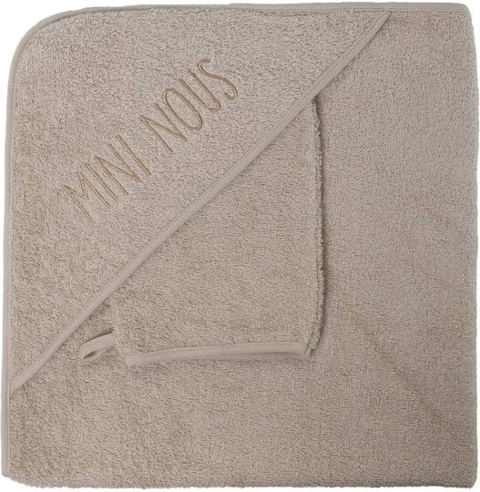 Trois Kilos Sept Baby Hooded Towel 70x70cm