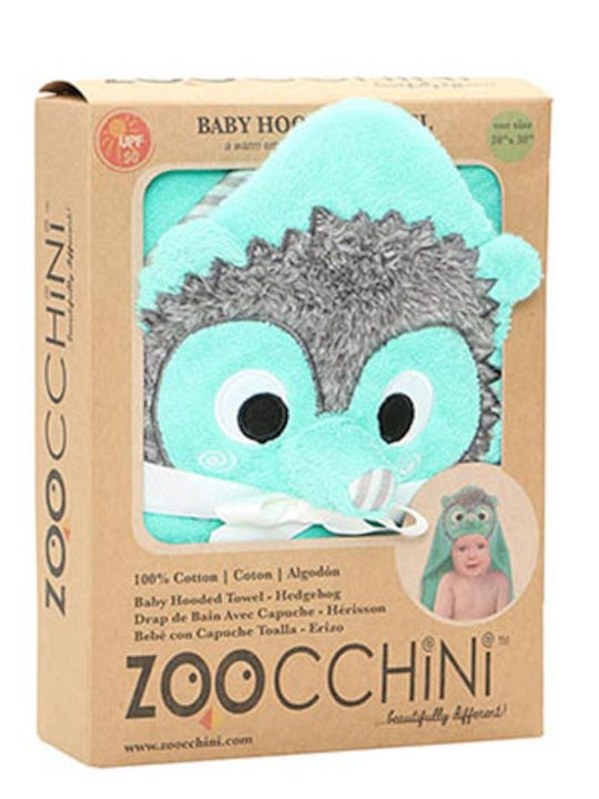 Zoocchini Βρεφική Κάπα-Μπουρνούζι με Κουκούλα Σκαντζόχοιρος Πράσινη