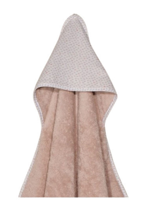 Baby Oliver Baby Bath Towel Hooded 75x75cm
