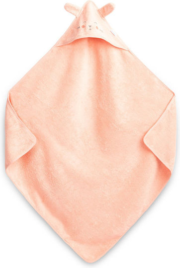 Sensillo Baby Hooded Towel Pink 90x90cm