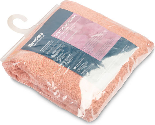 Sensillo Baby Hooded Towel Pink 90x90cm