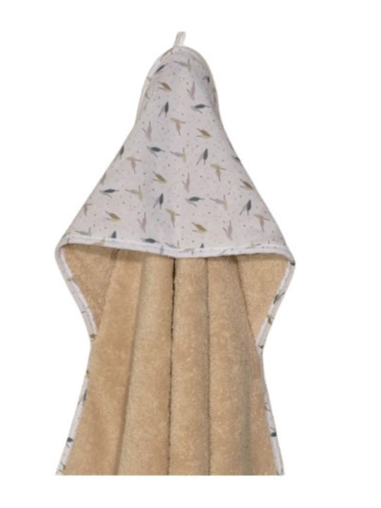 Baby Oliver Baby Bath Towel Hooded 75x75cm