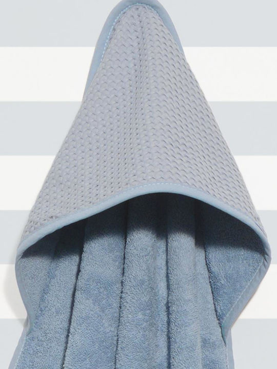 Baby Oliver Βρεφική Κάπα-Μπουρνούζι με Κουκούλα 75x75εκ.