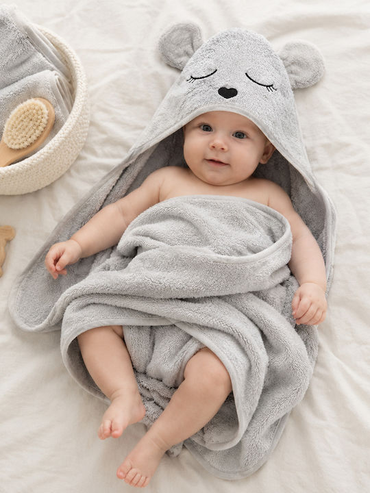 Kapuzen Teddy Grey