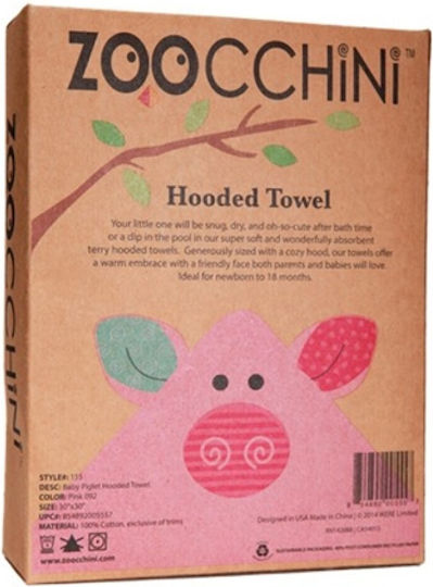Zoocchini Kapuzen Pig Rosa