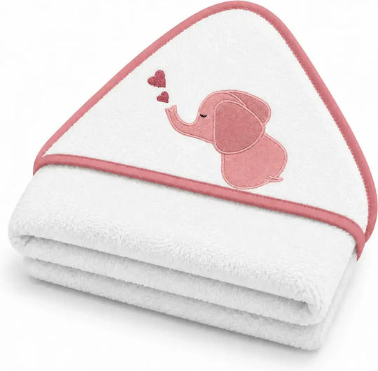 Baby Star Baby Bathrobe Hooded 95x95cm