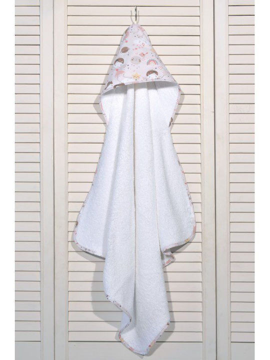 Baby Oliver Baby-Badetuch mit Kapuzen 75x75cm Baby Oliver Baby-Badetuch mit Kapuzen 75x75cm