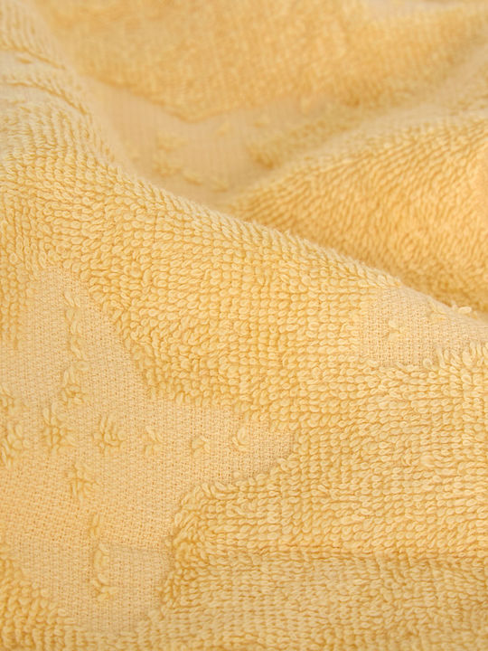 Baby Poncho Bathrobe Hooded Sea Yellow 55x70cm